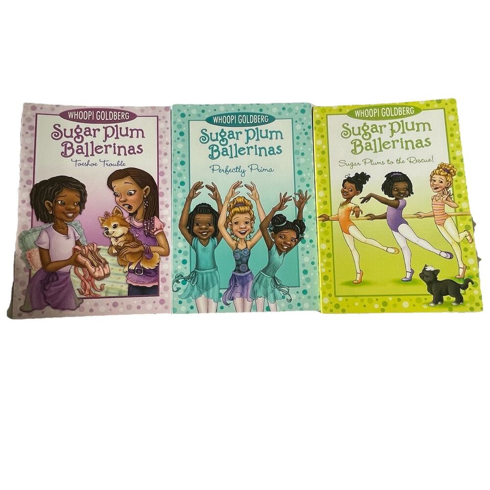 Set of 3 Sugar Plum Ballerinas Series Books by Whoopi Goldberg
